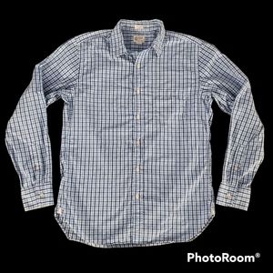 J. Crew Mens Long Sleeve Button Down Shirt Size M